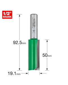 C030BX1/2TC - Two Flute Cutter 19.1mm diameter