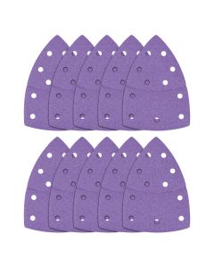 AB/DET/60Z - 100 x 150mm 11-Hole 60G Detail Sanding Pad, 10 Pack