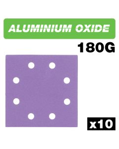 AB/QTR/180A - Aluminium Oxide 1/4 Sheet Sanding Sheet 180 Grit 114mm x 110mm 10pc