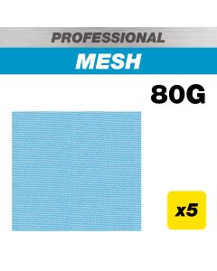 AB/QTR/80P - 115 x 107mm 80G Pro Mesh Quarter Sheet Sanding Pad, 5 Pack
