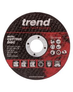 AD/C115/25/M - 115mm Metal Cutting Discs 2.5mm Kerf 10 Pack