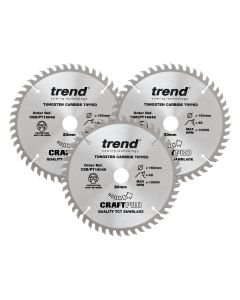 CSB/PT160/3PK - 160mm Panel Trim Craft saw blade triple pack