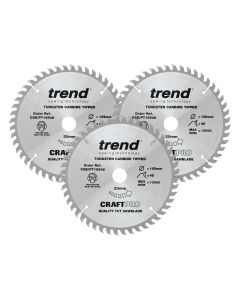 CSB/PT165/3PK - 165mm Panel Trim Craft saw blade triple pack