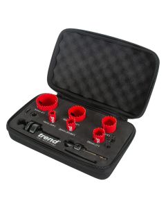 HS/SET/6 - HSS Bi-Metal 8% Cobalt Holesaw 6pc Electrical Set