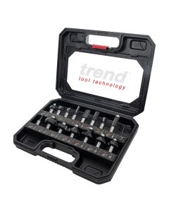 SET/SS9X1/2TC - Trend 15 piece 1/2in shank TCT Router Cutter Set - ideal starter / entry level set for heavy 1/2in collet routers