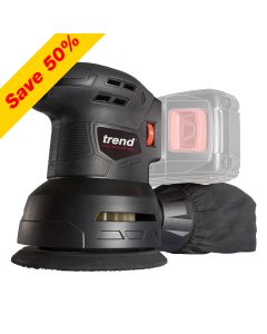 T18S/ROS125B - T18S 18V 125mm Random Orbital Sander (Bare tool) - UK & Eire sale only