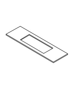 WP-LOCK/T/3 - Lock Template 25.4mm x 121mm faceplate