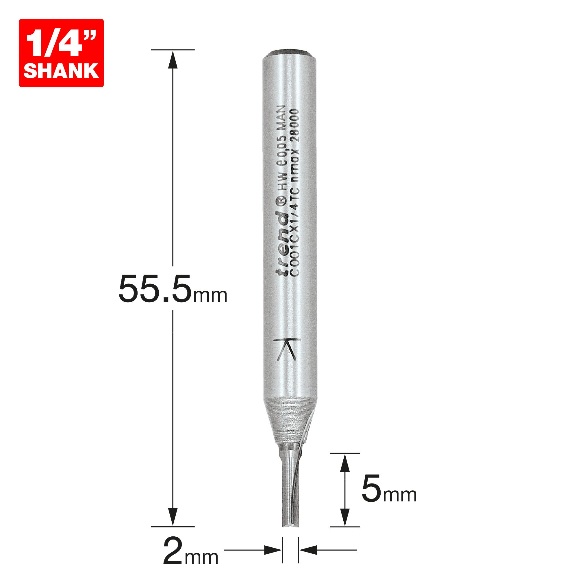 2mm router store bit