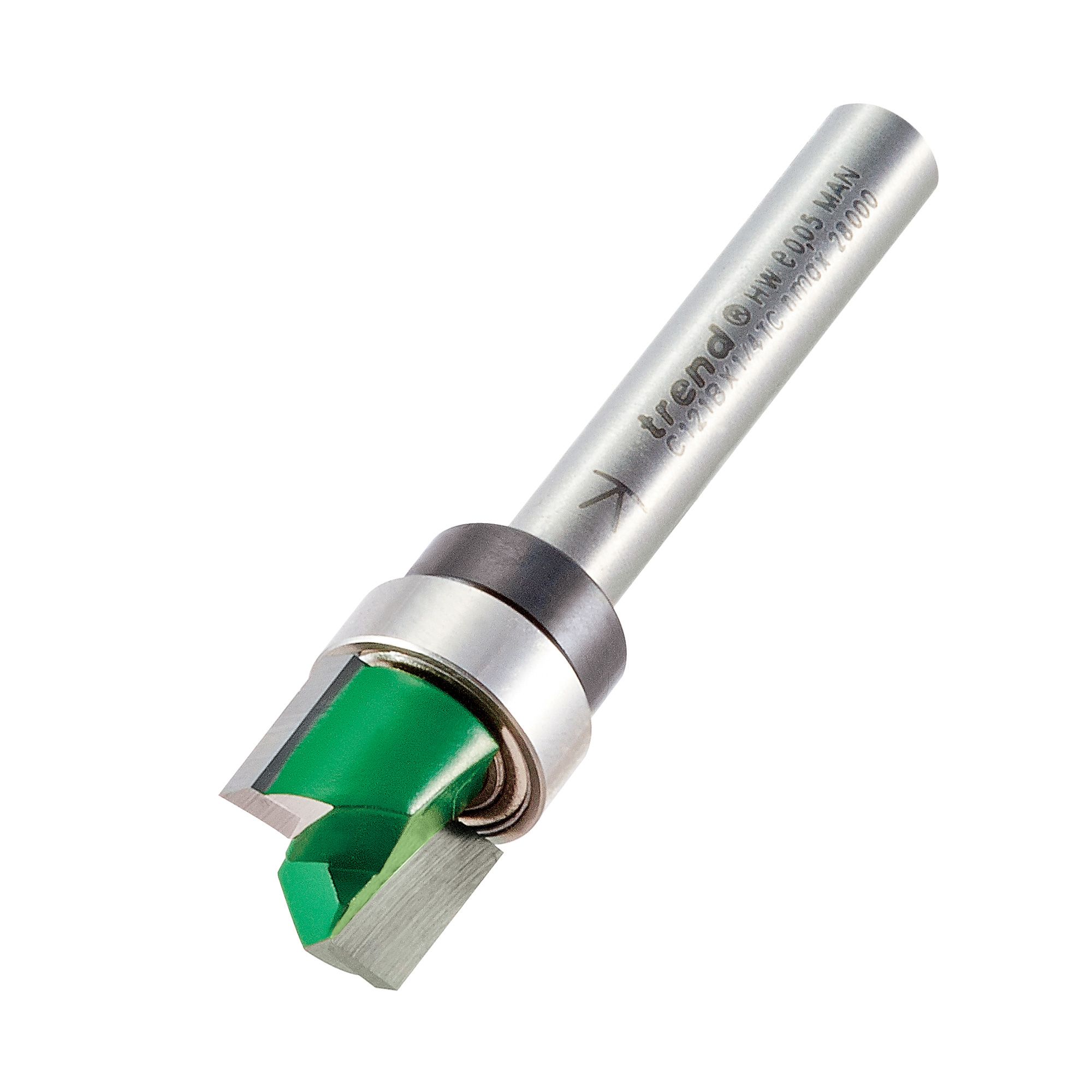 C121BX1/4TC - Template profile 12.7mm diameter Trend Tool