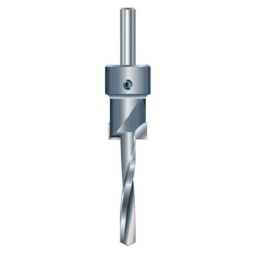 Flat bottom counterbore outlet bit