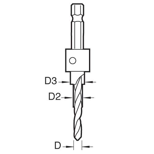Confirmat discount drill bit