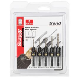 TREND SNAPPY SNAP/CS/SET 5 Piece HSS Drill Countersink Set