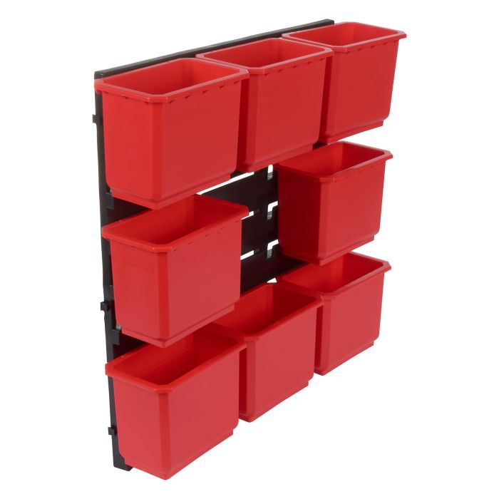 Plastic shop wall rack