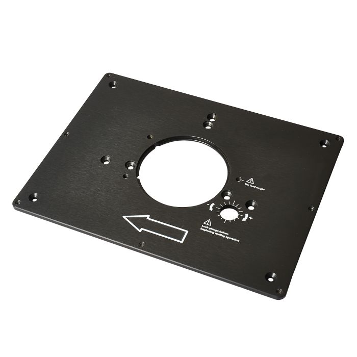 Aluminium router discount insert plate