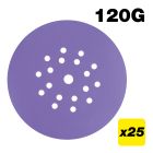 AB/225/120A/B - 225mm 120G Drywall Sanding Disc, 25 Pack