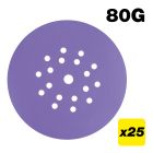 AB/225/80Z/B - 225mm 80G Drywall Sanding Disc, 25 Pack