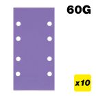 AB/THD/60Z - 93 x 185mm 60G Third Sheet Sanding Pad, 10 Pack