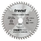 CSB/16048A - Trend Craft Pro 160mm diameter 20mm bore 48 tooth fine finish cut saw blade for hand held circular saws