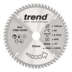 CSB/16060 - Trend Wood Circular Saw Blade 160mm x 20mm x 60T