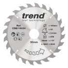 CSB/19024 - Trend Wood Circular Saw Blade 190mm x 30mm x 24T