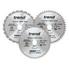 CSB/CC216/3PK - 216mm diameter Craft saw blade mixed triple pack