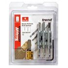 SNAP/DBG/SET - Trend Drill Bit Guides 4 piece set - for accurately drilling pilot holes centrally to any countersink fitting such as hinges or lock faceplates.